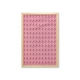 thumbnail image 1 of Romantic Wall Art with Frame, Valentines Day Pattern with Heart Shapes in Gradient Pastel Love, Printed Fabric Poster for Bathroom Living Room, 23" x 35", Coral Maroon and Magenta, by Ambesonne, 1 of 2