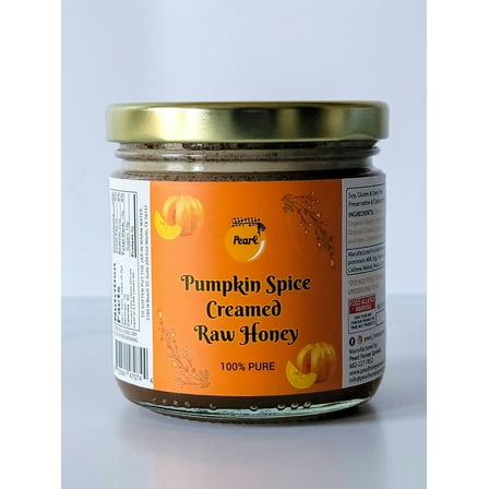 Pumpkin spice creamed honey