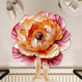 thumbnail image 2 of Yhmxh Alfombrilla de suelo de barro diatomeo floral de 38 cm para baño, puerta de baño, absorbente y antideslizante., 2 of 2