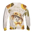 thumbnail image 2 of Happy Women's Day Manx Sunflower Vintage Proud Mom All Over Print 3D Sweatshirt Unisex Merch Cat Lover Kitten Owner Gifts - 02030, 2 of 6