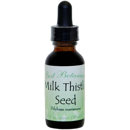 Best Botanicals Milk Thistle Seed Extract 1 oz. (Best Milk Thistle Dosage)