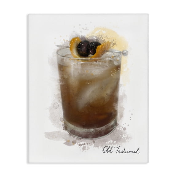 Stupell Industries Modern Old Fashioned Splash Canvas Art, 16 x 20, by Matthew Piotrowicz