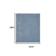thumbnail image 3 of 10' X 14' Blue And Grey Striped Non Skid Indoor Outdoor Area Rug, 3 of 7