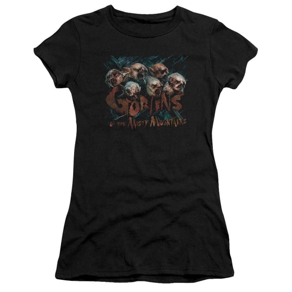 The Hobbit Misty Goblin S/S Junior Women's T-Shirt Sheer Black