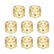 thumbnail image 1 of XWSHYW Decoraciones para El Hogar Anillo de Servilleta Metal Dorado Anillo de Servilleta Hebilla de Servilleta Hoja Cena de Boda Aniversario Decoración de Mesa Navideña Juego de 8 Piezas, 1 of 2