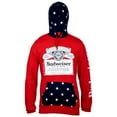 thumbnail image 2 of Budweiser Bottle Label and Patriotic Stars Hoodie-2XLarge, 2 of 9