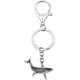 thumbnail image 5 of Llavero de aleación de esmalte con forma de ballena, ideal para mujeres y niñas, ideal como accesorio para bolsos o carteras., 5 of 5