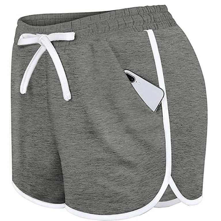 Women's Casual Running Workout Yoga Shorts Sports Fitness Short Pants  Cotton Dance Shorts Summer Athletic Shorts 