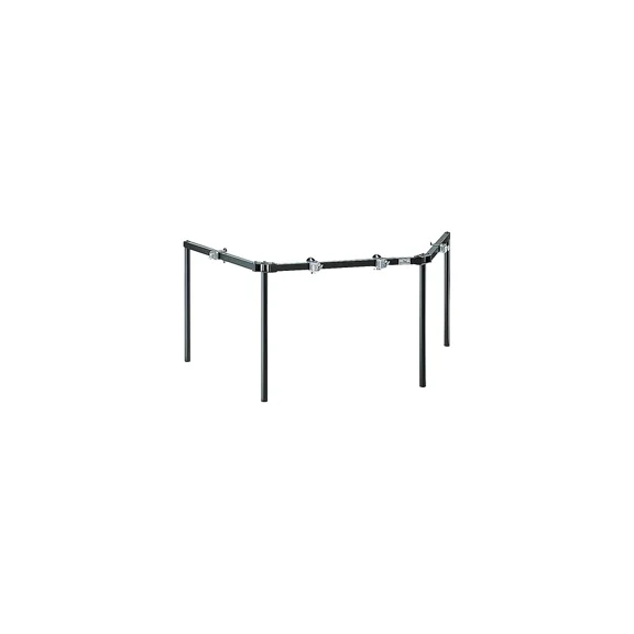Pearl DR-80 Rack Rack DR80 black anodized aluminum square top rails folding