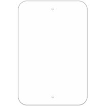 Blank Write-On Metal Sign, 8 x 12 Inches Rust Free Aluminum, UV Protected, Waterproof, Weather Resistant, Durable Ink, Easy to Mount