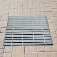 thumbnail image 2 of Vintoro 18in Steel Drain Grate, 2645.55 Lbs Modern Silver Drain Cover, Square Drainage Grates, Outdoor, 2 of 18