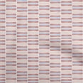 thumbnail image 1 of oneOone Cotton Poplin Light Pink Fabric Asian Block Print Stripes Fabric For Sewing Printed Craft Fabric By The Yard 56 Inch Wide, 1 of 4