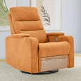 thumbnail image 6 of Power Swivel Recliner Chair With Dual USB Ports Cup Holder Electric Glider Reclining Sofa For Living Room, 6 of 8