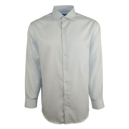 New York Men's Regular Fit Striped Dress Shirt SS 18 (34/35)