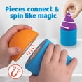 thumbnail image 6 of Blockaroo Magnetic Foam Building Blocks - 10-Piece Airplane Bath Toys for Toddlers, 6 of 8