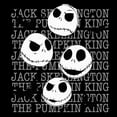 thumbnail image 2 of Men's The Nightmare Before Christmas Jack Skellington the Pumpkin King Expressions Graphic T-Shirt, 2 of 5