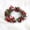 Green, variant on 4 PCS Candle Rings Berry Tea Light Ring Small Candle Wreaths Berry Candle Holder Table Decoration for Christmas Valentine's Day Thanksgiving Day Dinner Party Wedding Diameter 4"