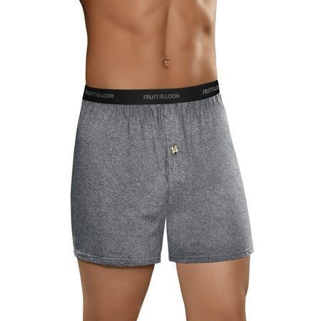Fruit of the Loom Mens Beyondsoft Knit Boxers, 5 Pack