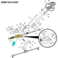 thumbnail image 4 of 10L0L Golf Cart Steering Gear Box Assembly Replace Fit EZGO TXT 1994-2001 70314-G01 70314G01 70314-G02 70314G02, 4 of 5