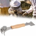 thumbnail image 3 of Beekeeping Supplies, Wooden Handle Bee Hive Scraper  For Pry The  Box For Clean The Hive For Clean The Bottom Of The Box For Divide Queen Bee Board, 3 of 8