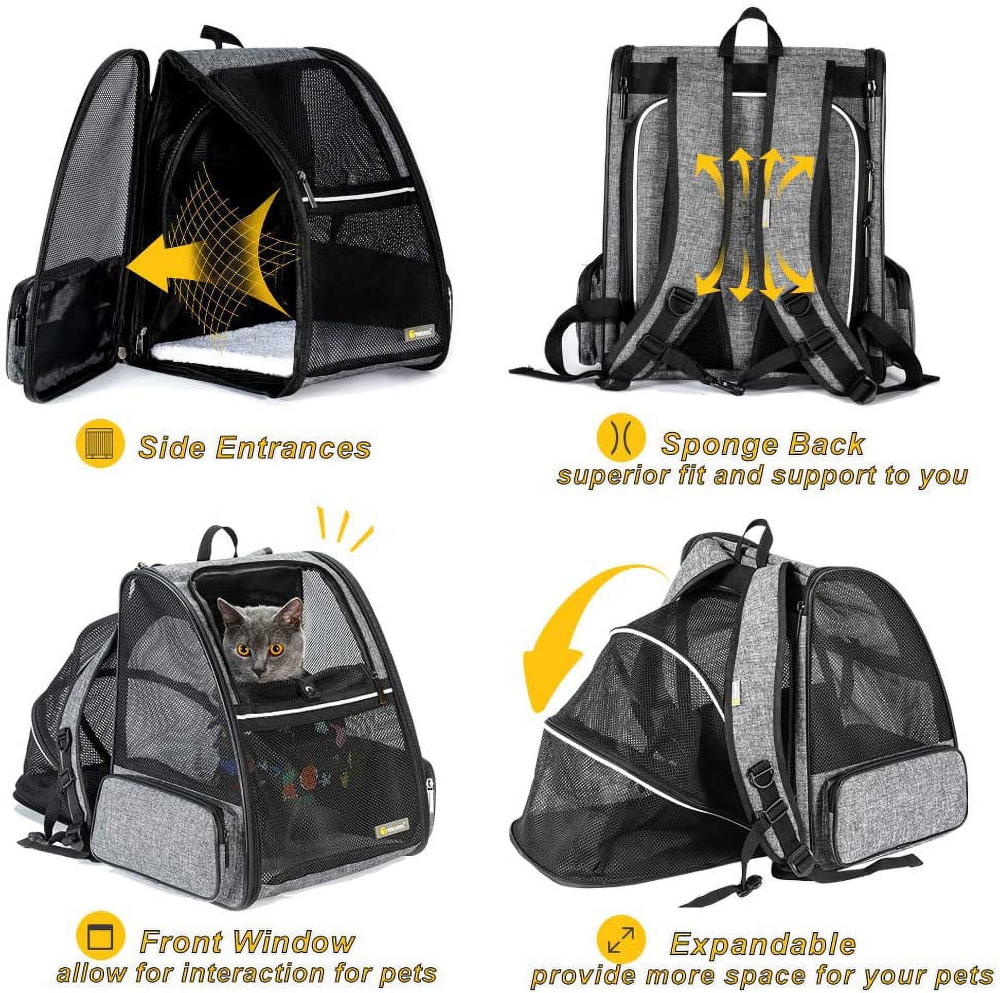 Travel Bubble Harness Cat Expandable Pet Carrier Backpack – Trip In Shop