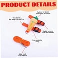thumbnail image 3 of Cat Harness and Leash, 2Piece Adjustable Set, Rabbit and Small Animal Harness and Leash, Carrot Strawberry Pattern, 3 of 5
