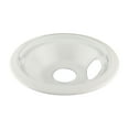 Range Kleen White Porcelain Small Drip Bowl, Style "B".