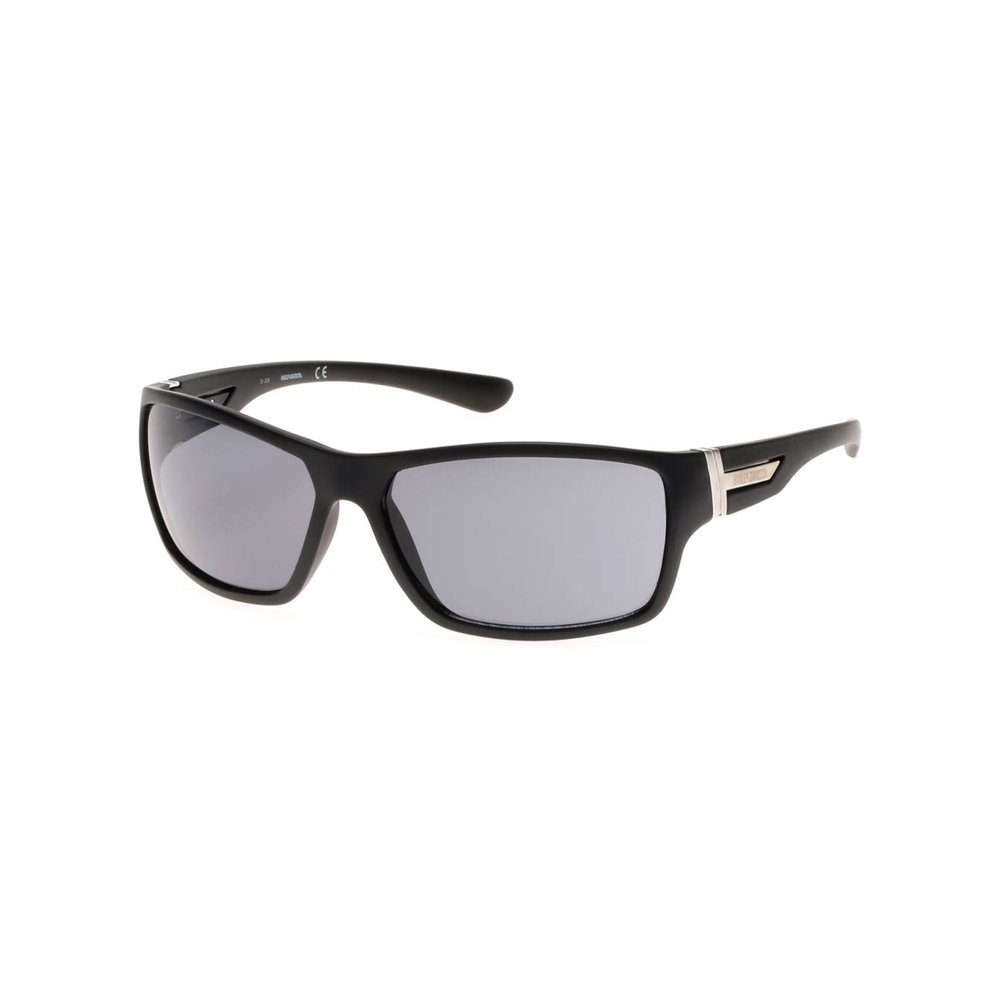 HarleyDavidson HarleyDavidson Men's Plastic Wrap Sunglasses, Matte