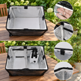 Insulated Food Delivery Bag With Removable Divider & Baseboard - Heavy ...