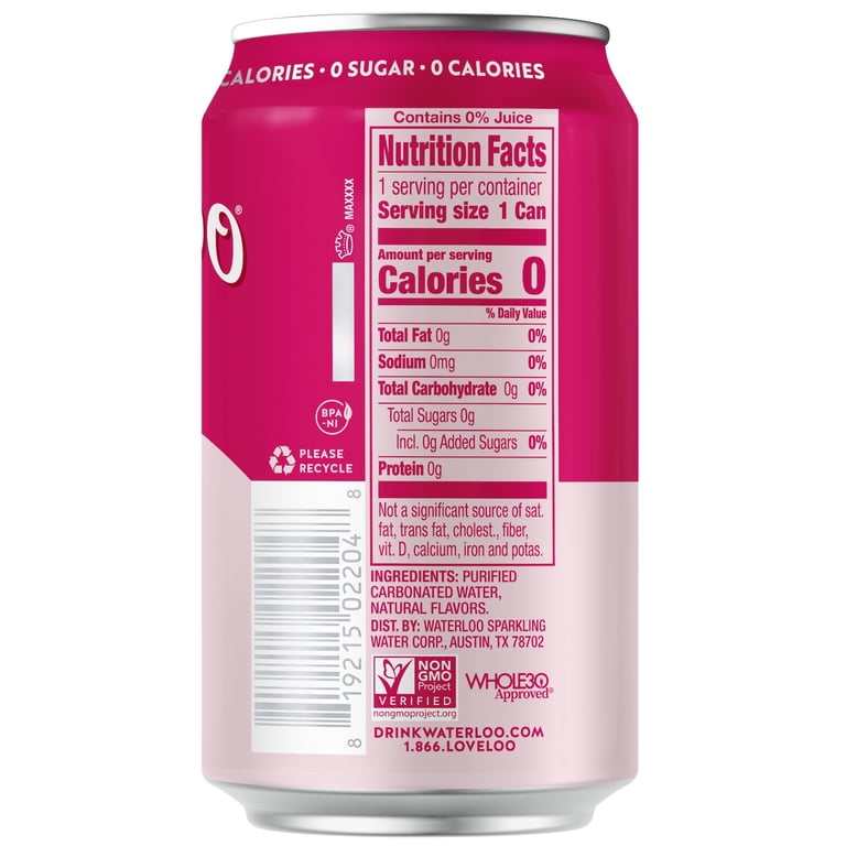 Waterloo Tropical Fruit Sparkling Water, 12 fl oz, 12 Pack photo 8