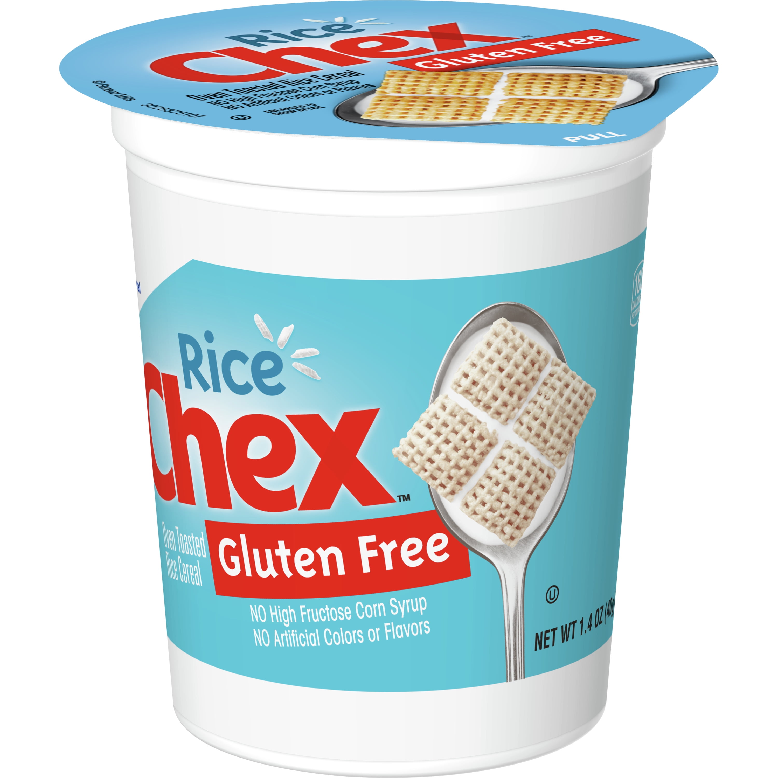 Rice Chex Breakfast Cereal, Gluten Free, 1.4 oz Cup