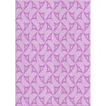 thumbnail image 1 of Ahgly Company Machine Washable Indoor Rectangle Transitional Blossom Pink Area Rugs, 2' x 3', 1 of 1