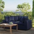 thumbnail image 1 of Modway Commix Causeuse de Mobilier de Patio Extérieur, Bleu Marine, 1 of 10