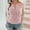 Pink, variant on Trushirt Womens Tops Solid Long Sleeve Crew Neck Casual Fall Winter Knit Navy Going Out Tops for Women Size M