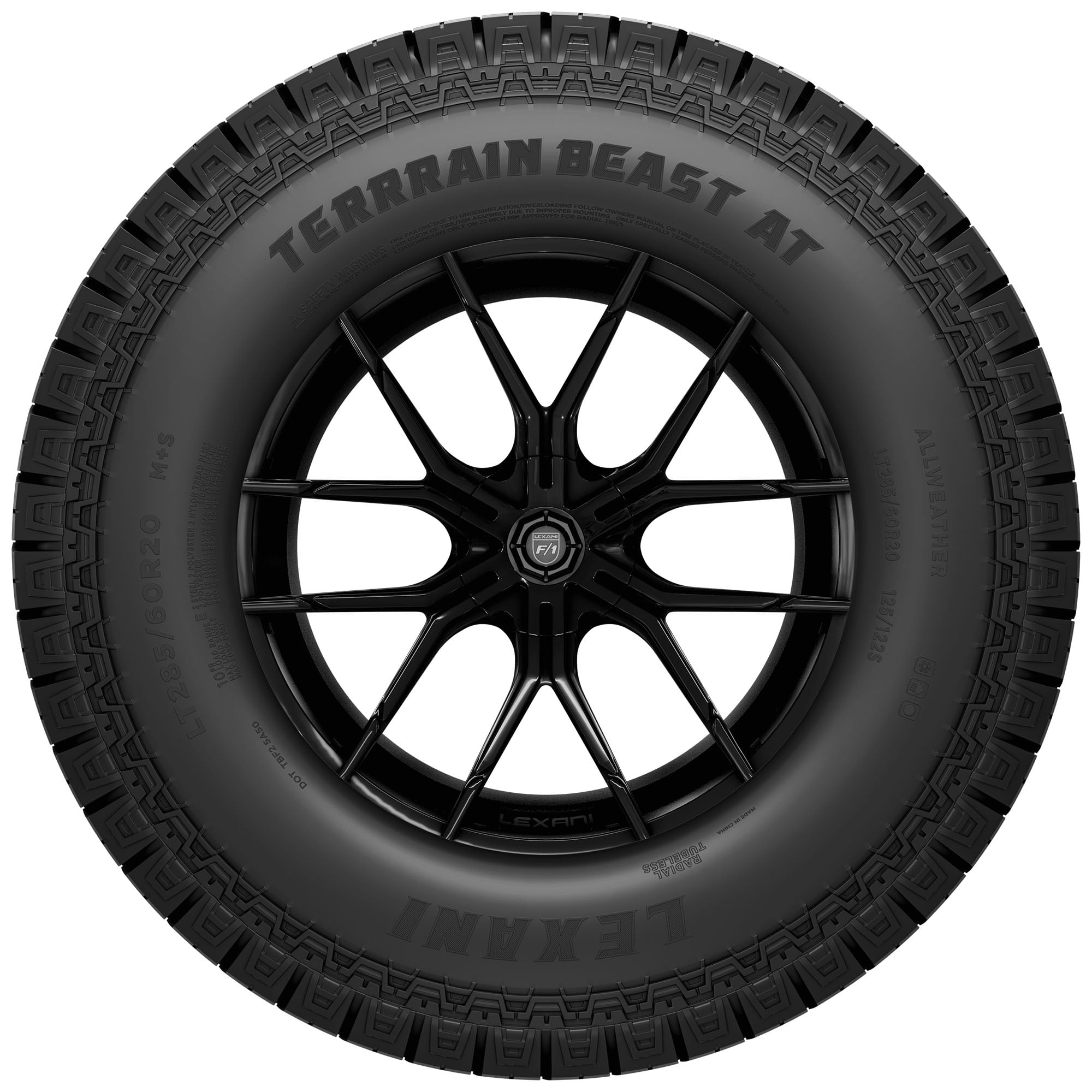 Lexani Terrain Beast AT All Terrain LT275/70R18 125/122S E Light Truck Tire Fits: 2019-23 Ram 1500 Rebel, 2020-23 GMC Sierra 2500 HD AT4 Sansujyuku sansujyuku.com