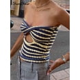 thumbnail image 2 of Forefair 2021 Top corto de punto sin tirantes para mujer ahueca hacia fuera el verano otoño sin mangas espalda descubierta Sexy Y2k camisetas sin mangas Vintage moda Tan Jianjun  unisex, 2 of 2