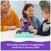 Kinetic Sand Sandbox Set Purple Sand, Tools & Storage