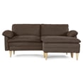 thumbnail image 2 of Sofá Cama Makora Remmy Chocolate Velvet Memory Foam con Respaldo Reclinable, 2 of 8