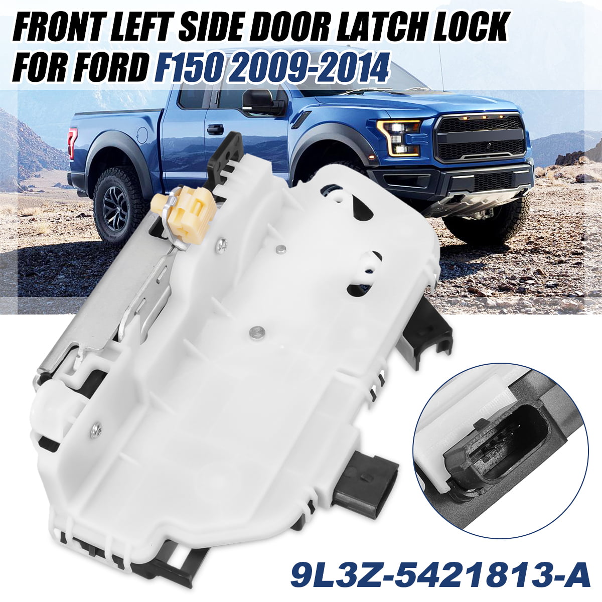 9L3Z-5421813-A Driver's Door Latch Lock Front Left NEW For 09-14 Ford F-150 