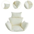 thumbnail image 6 of Dualoai Egg Chair Cushion Hammock Swing Cushion with Washable Cover Hanging Basket Chair Beige, 6 of 9