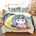 thumbnail image 1 of Juego de cama Unicornio 1 persona con funda nórdica infantil 135 x 200 micras ER, 1 of 3