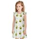 thumbnail image 1 of Balery Avocado of a Hear Camisón de princesa para niñas, pijama de algodón con mangas abullonadas, suave y bonito.-Large, 1 of 6