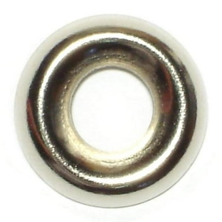 

#10 x 7/32 x 19/32 Nickel Plated Brass Finishing Washers (24 pcs.)