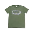thumbnail image 1 of SOG Olive Green Silhouette Pattern Logo 100% Cotton X-Large T-shirt, 1 of 2