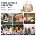 thumbnail image 4 of MEXS Insulated Lunch Bag for Women Men Large Reusable Lunch Box Adult Leakproof Portable Cooler Tote Bags for Work Picnic, 4 of 8