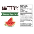 thumbnail image 5 of Matteo's Sugar Free Fruit Syrup, Watermelon, 750mL, 0 Calories, 0 Sugar, (Single Bottle), 5 of 5