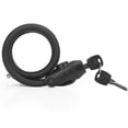 thumbnail image 4 of Cable negro de 1,2 m para una mayor protección antirrobo con sistema de llave Candado de cadena de bicicleta de alta seguridad, 4 of 8