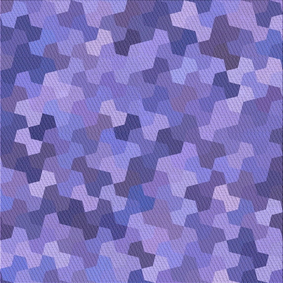 Ahgly Company Machine Washable Indoor Square Transitional Purple Mimosa Purple Area Rugs, 6' Square