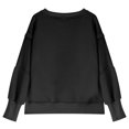 thumbnail image 4 of Girls Oversized Pullover Sweater Long Sleeve Drop Shoulder Crewneck Knit Top for Casual School Daily Wear, 4 of 4