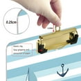thumbnail image 6 of FORMRS Acrylic Clipboard with Low Profile Clip Standard A4 Letter Size, 12.5" x 9", Boat Anchor Stripes Pattern, 6 of 8
